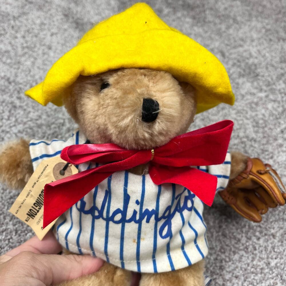 Adorable Vintage Paddington The Bear Baseball Plush by Eden